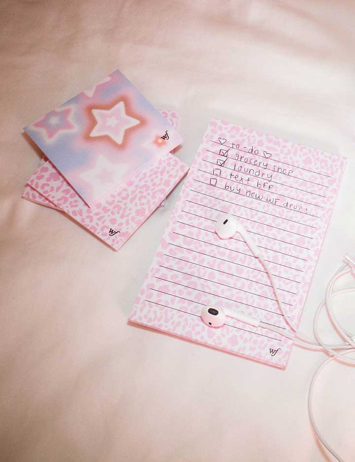 Pink Meow Sticky Notes - Image 3