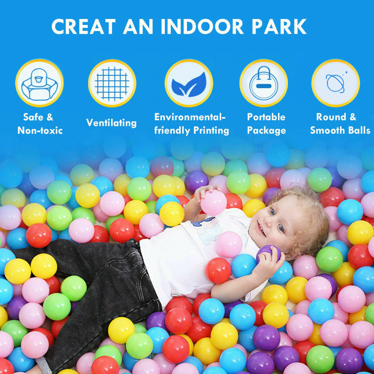 Pink Portable Kid Play House Play Tent with 100 Balls - Image 8