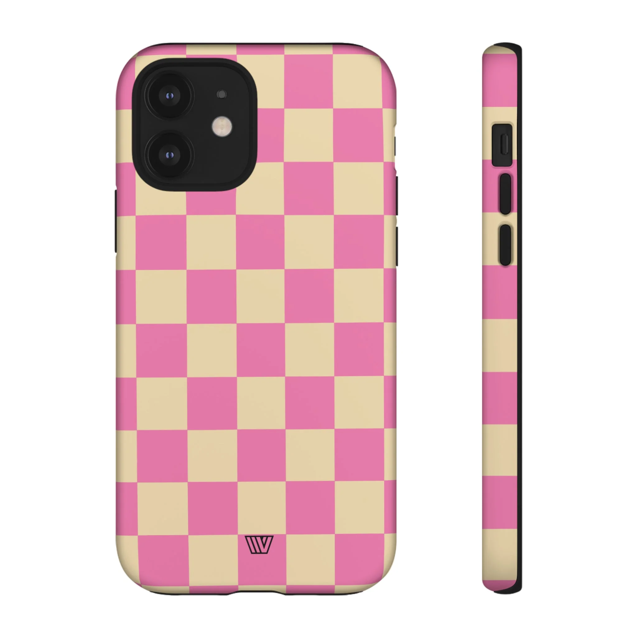 PINK TAN CHECKERBOARD | Tough Phone Case - Image 12
