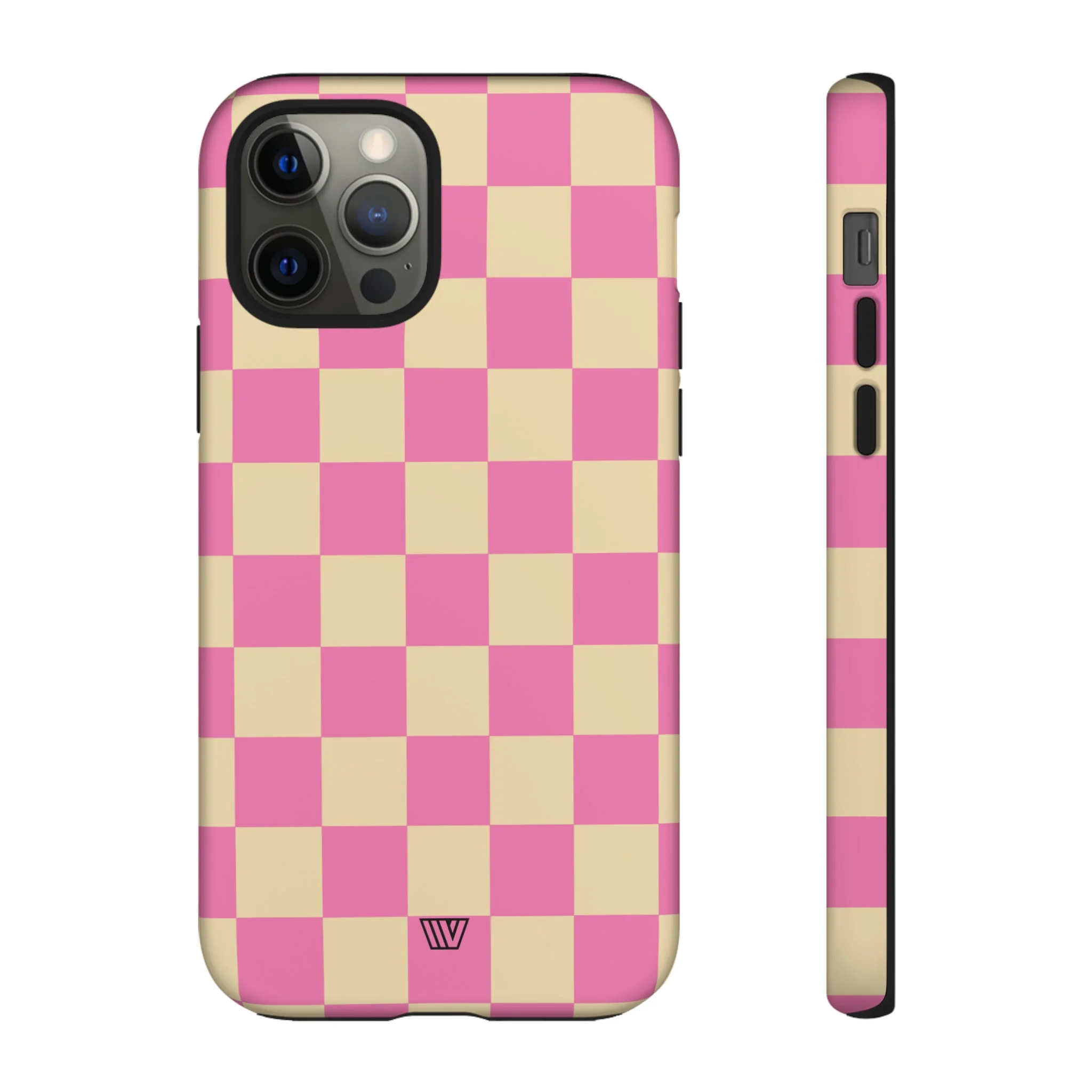 PINK TAN CHECKERBOARD | Tough Phone Case - Image 14
