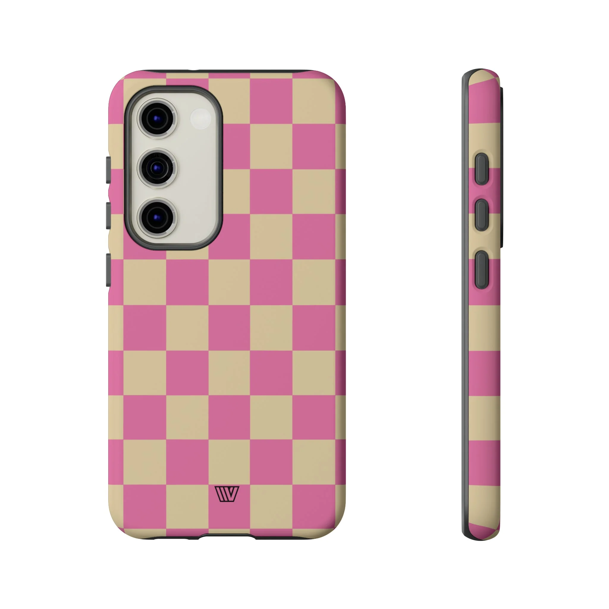 PINK TAN CHECKERBOARD | Tough Phone Case - Image 48