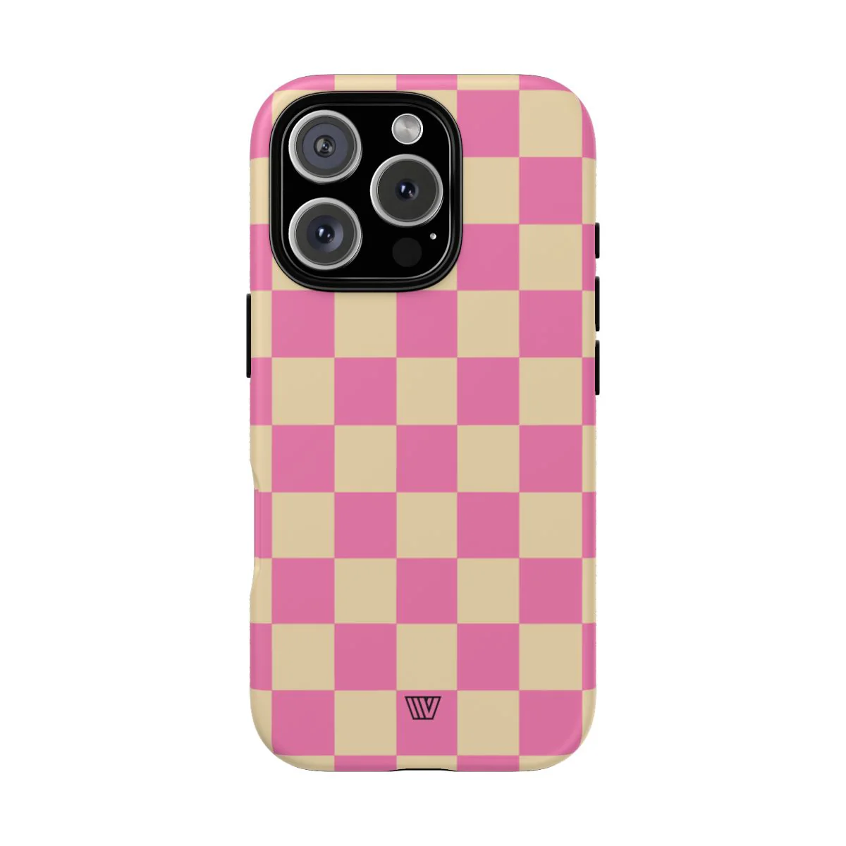 PINK TAN CHECKERBOARD | Tough Phone Case - Image 65