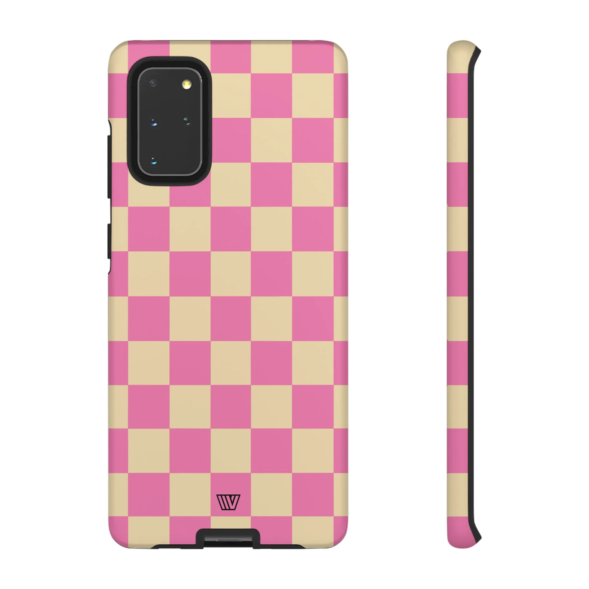 PINK TAN CHECKERBOARD | Tough Phone Case - Image 8