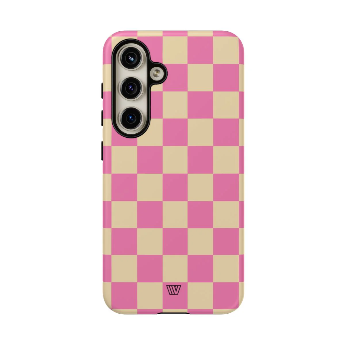 PINK TAN CHECKERBOARD | Tough Phone Case - Image 88