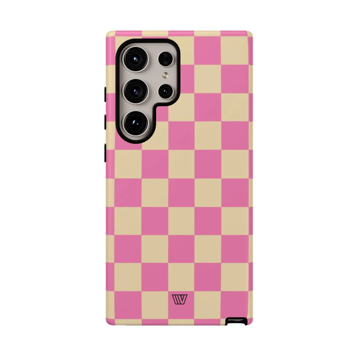 PINK TAN CHECKERBOARD | Tough Phone Case - Image 92