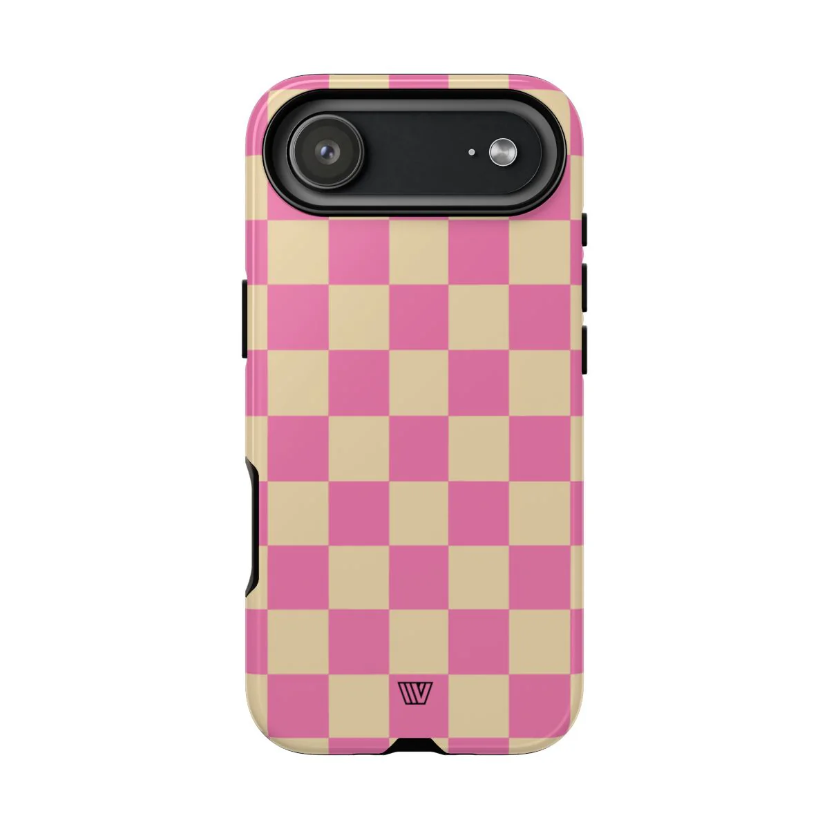PINK TAN CHECKERBOARD | Tough Phone Case - Image 95