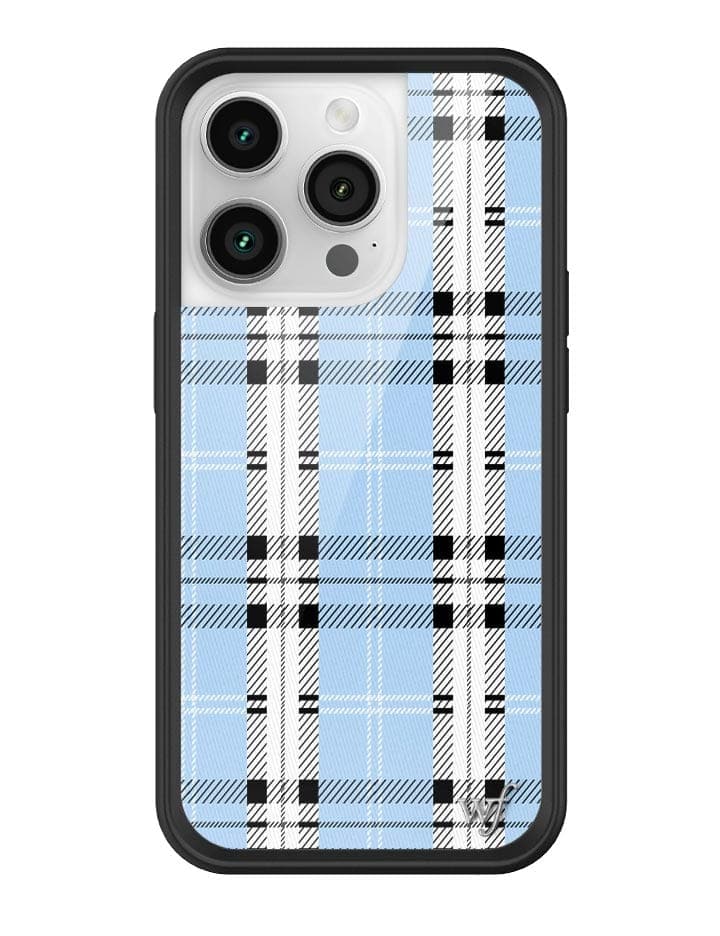 Plaid | Blue iPhone Case - Image 13