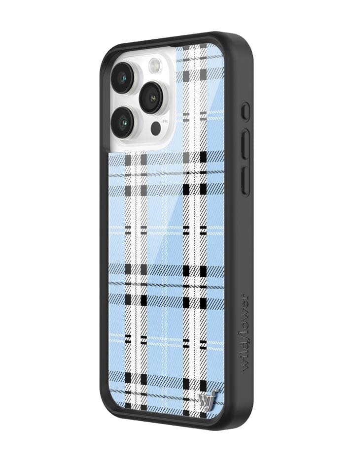 Plaid | Blue iPhone Case - Image 2