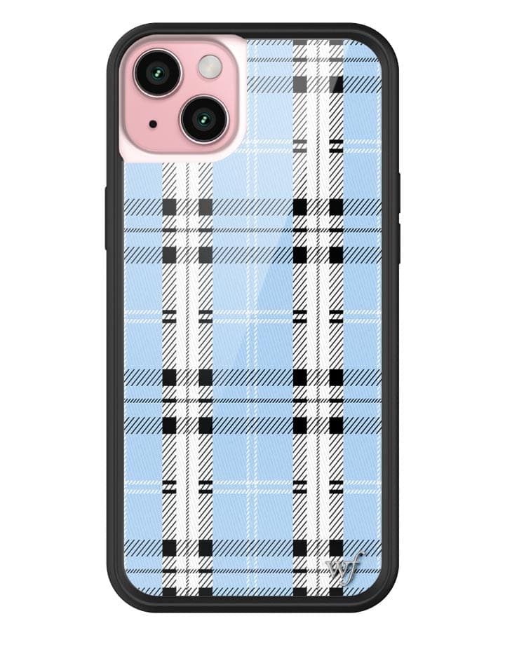 Plaid | Blue iPhone Case - Image 3