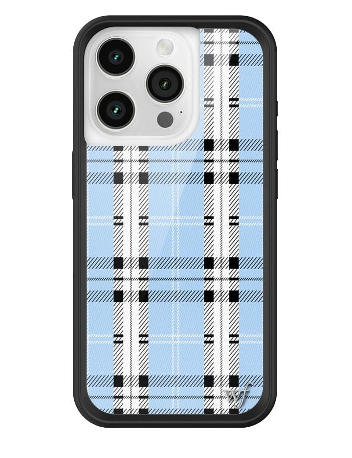 Plaid | Blue iPhone Case - Image 5