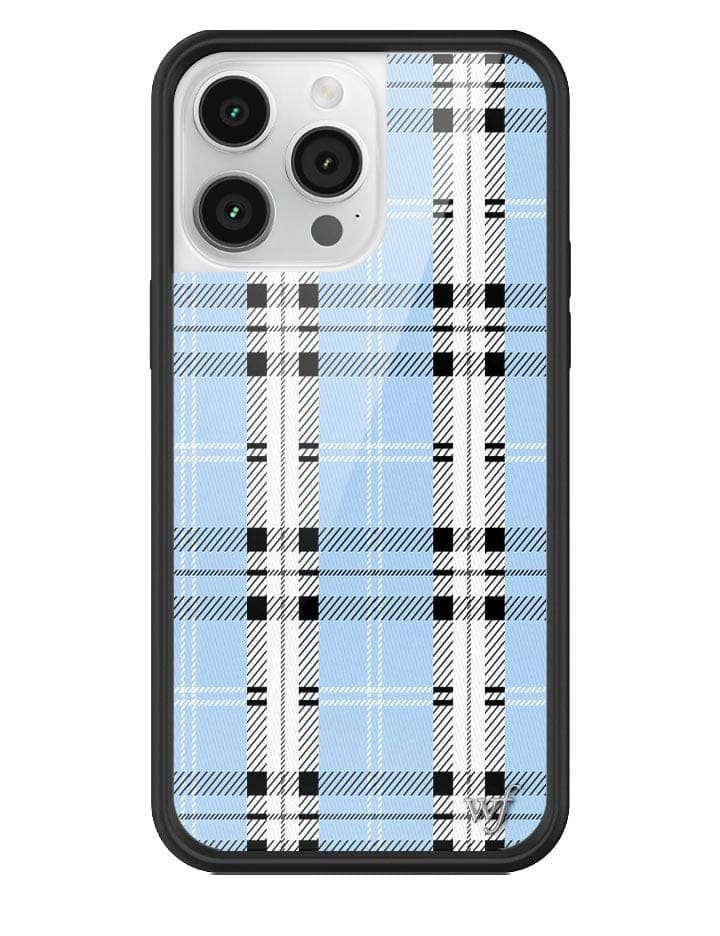Plaid | Blue iPhone Case - Image 9