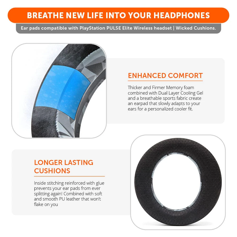 PlayStation Pulse Elite Cooling Gel Earpads - WC FreeZe Pulse Elite - Image 24