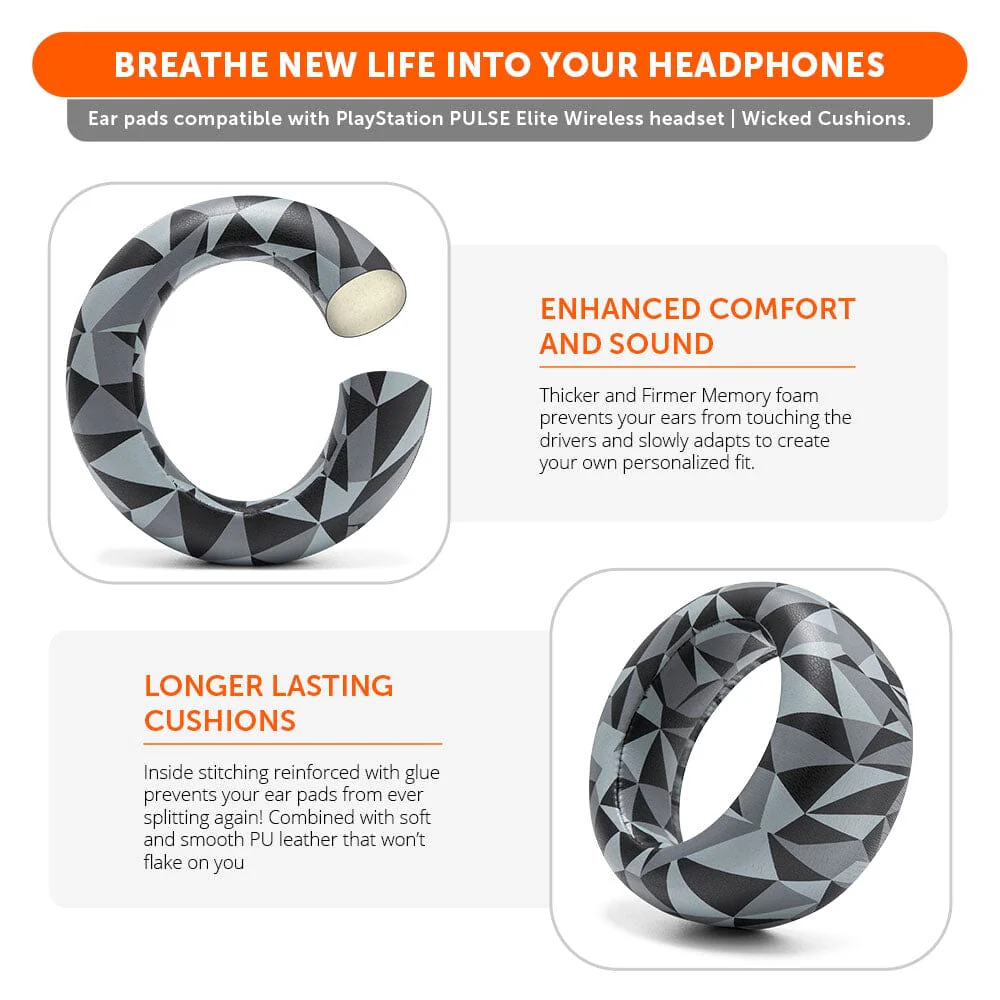 PlayStation Pulse Elite PU Leather Earpads - WC PadZ Pulse Elite - Image 27