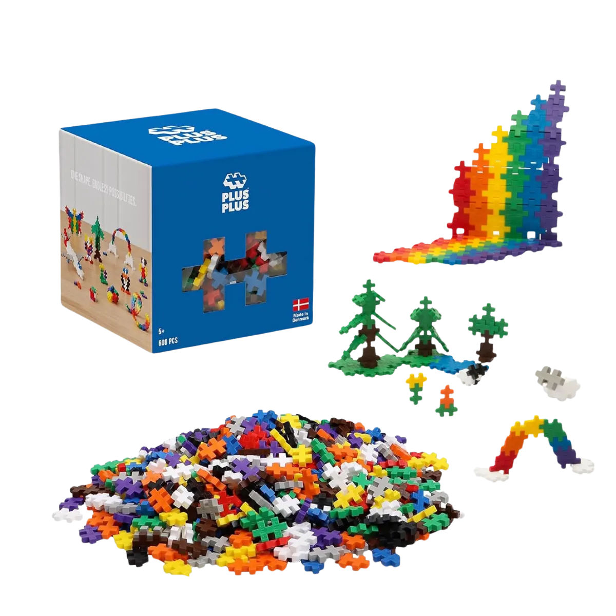 PLUS PLUS Open Play Set 600 Piece Construction Building Stem Toy - Image 3