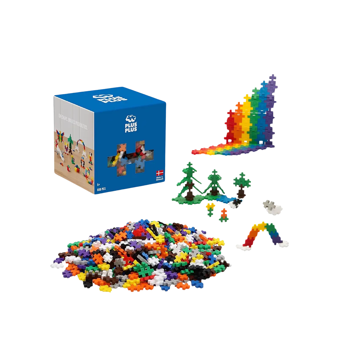 PLUS PLUS Open Play Set 600 Piece Construction Building Stem Toy - Image 4