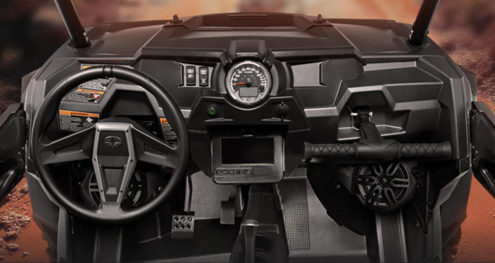 Polaris RZR Front Kick Panel Pods with 6.5” Active Speakers and Bluetooth - Image 2