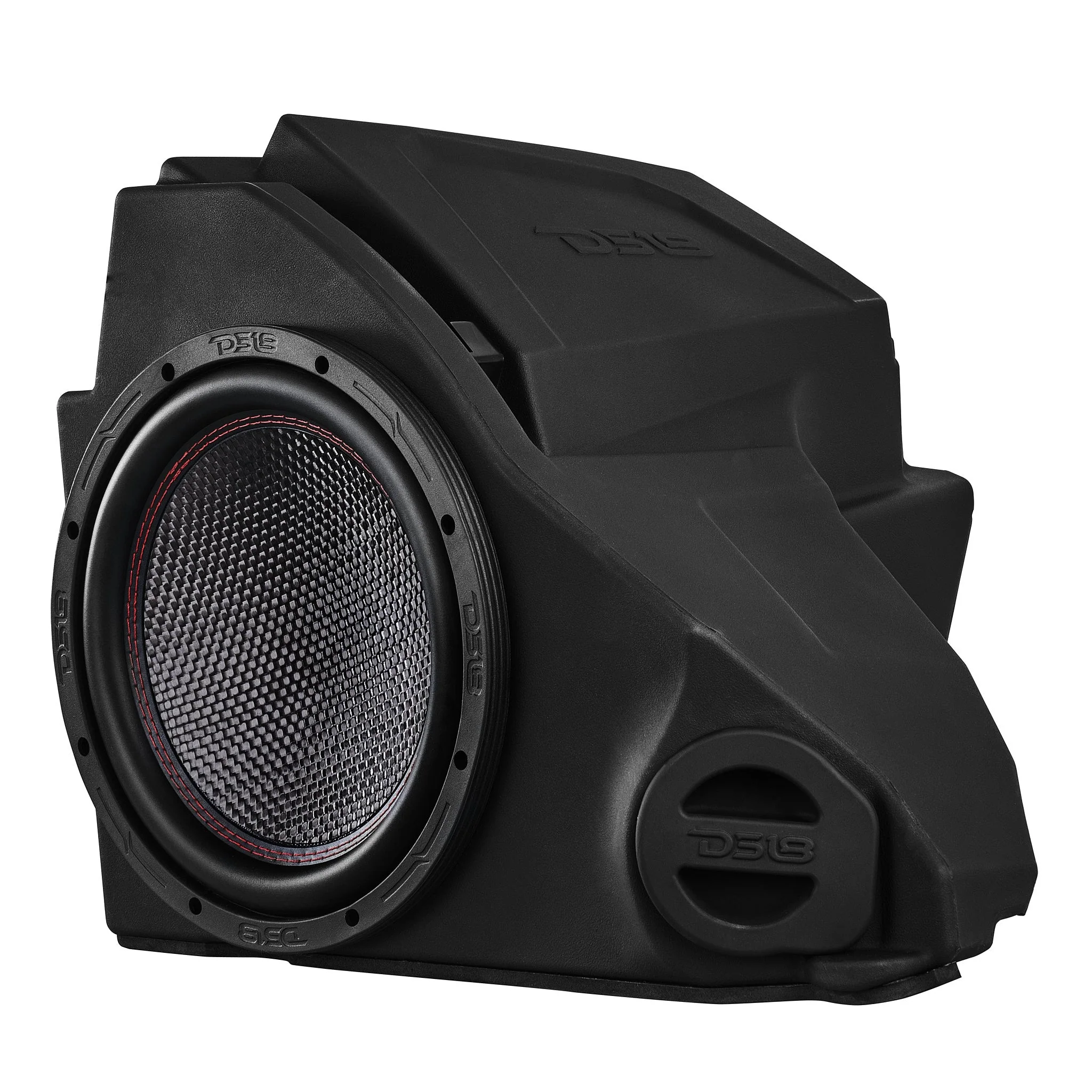 Polaris RZR Glove Box 10" Subwoofer Enclosure 1200 Watts Carbon Fiber Subwoofer - Image 4