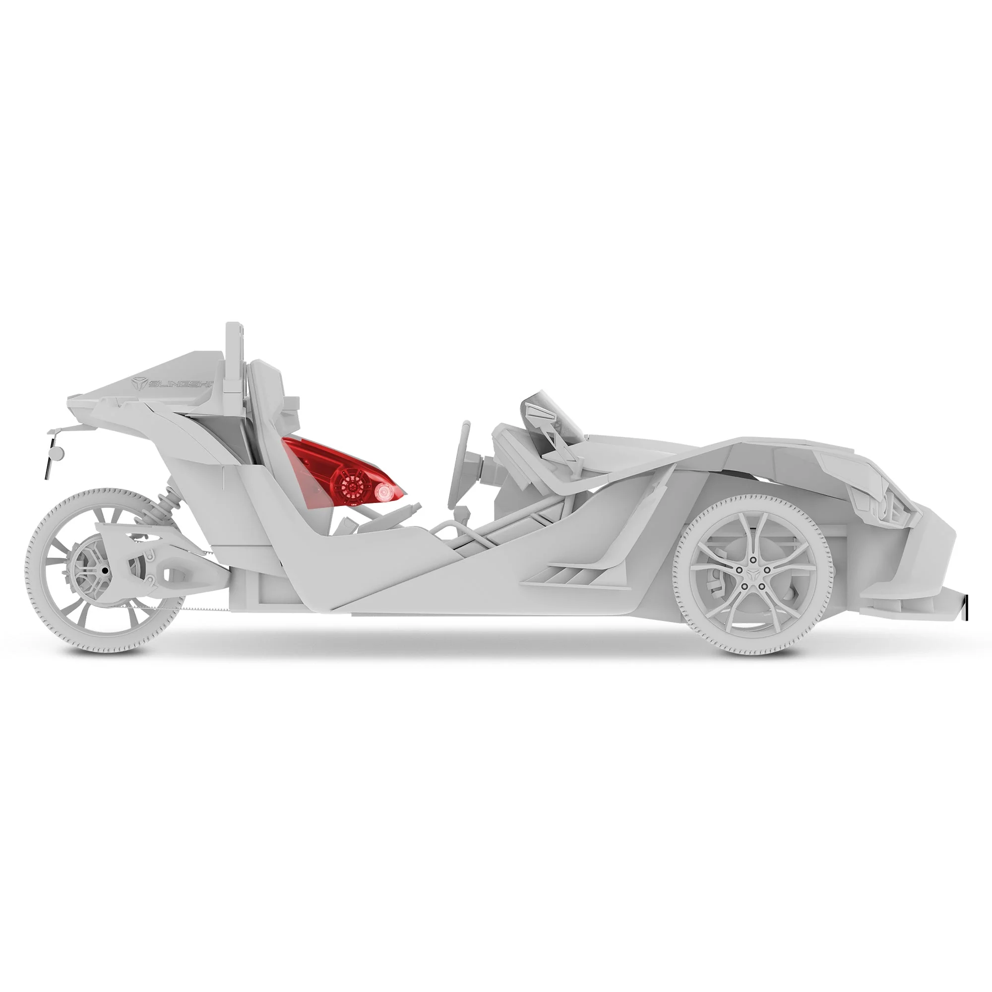 Polaris Slingshot Arm Rest 2 X 6.5" Empty Enclosure | 2015 - Current - Image 3