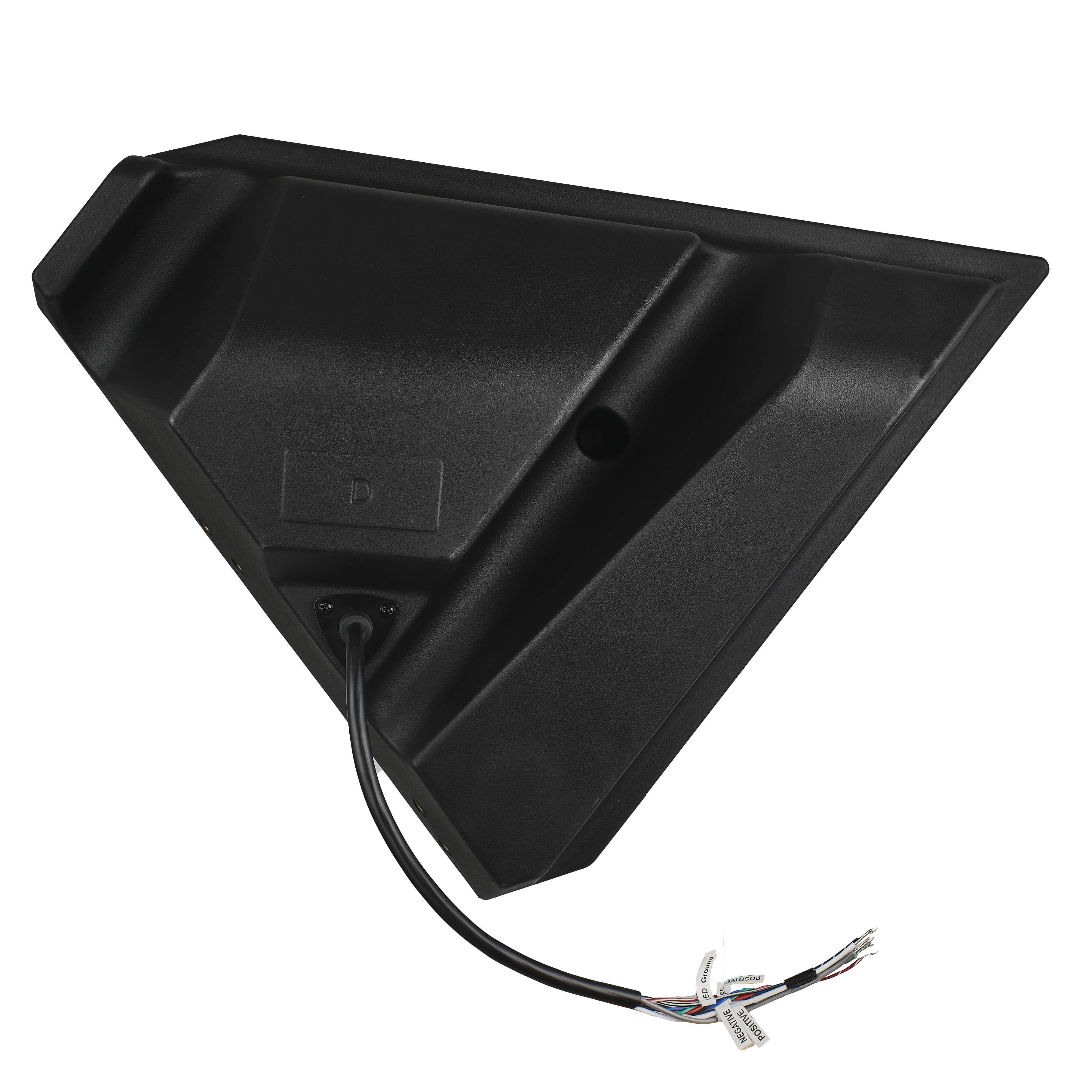 Polaris Slingshot Front Kick Empty Panel Pods With Digital LED Lights fits 2 x 6.5" Speakers and 2 x 3.8" Bullet Tweeters | 2015 - Current - Image 10