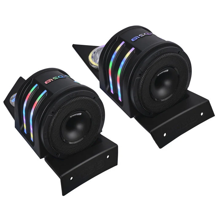 Polaris Slingshot Headrest Empty Enclosure With Digital LED Lights fits 4 x 6.5" Speakers | 2015 - Current - Image 5