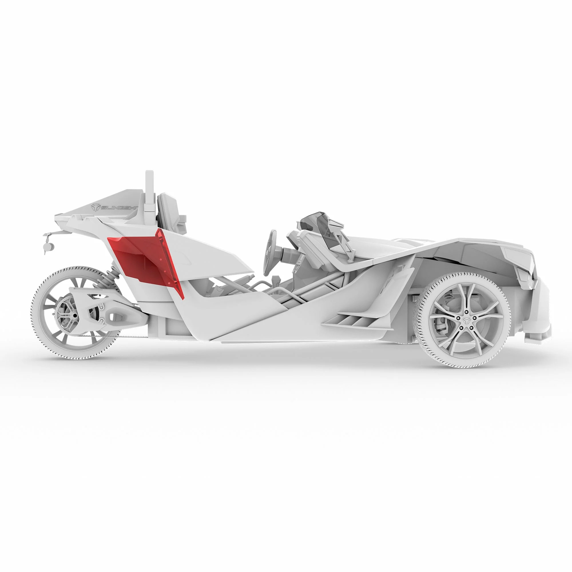 Polaris Slingshot Rear Subwoofer Enclosure Loaded | NXL-10SUB/BK and RGB LED Lights | Fits Either Passenger or Driver Side | 2015 - Current - Image 4