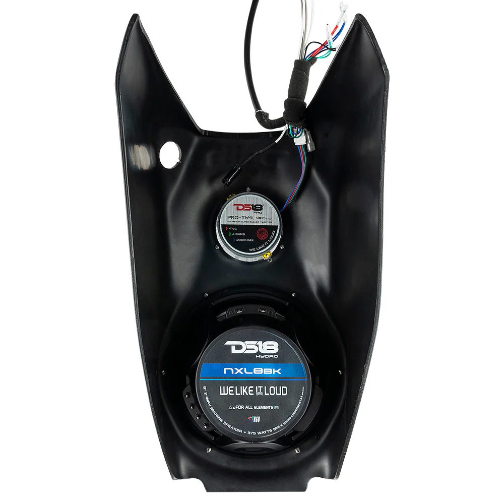 Polaris Slingshot Water Fall Center Console 1 X 8" Enclosure With NXL-8/BK and PRO-TW1L | 2015 - 2019 - Image 7
