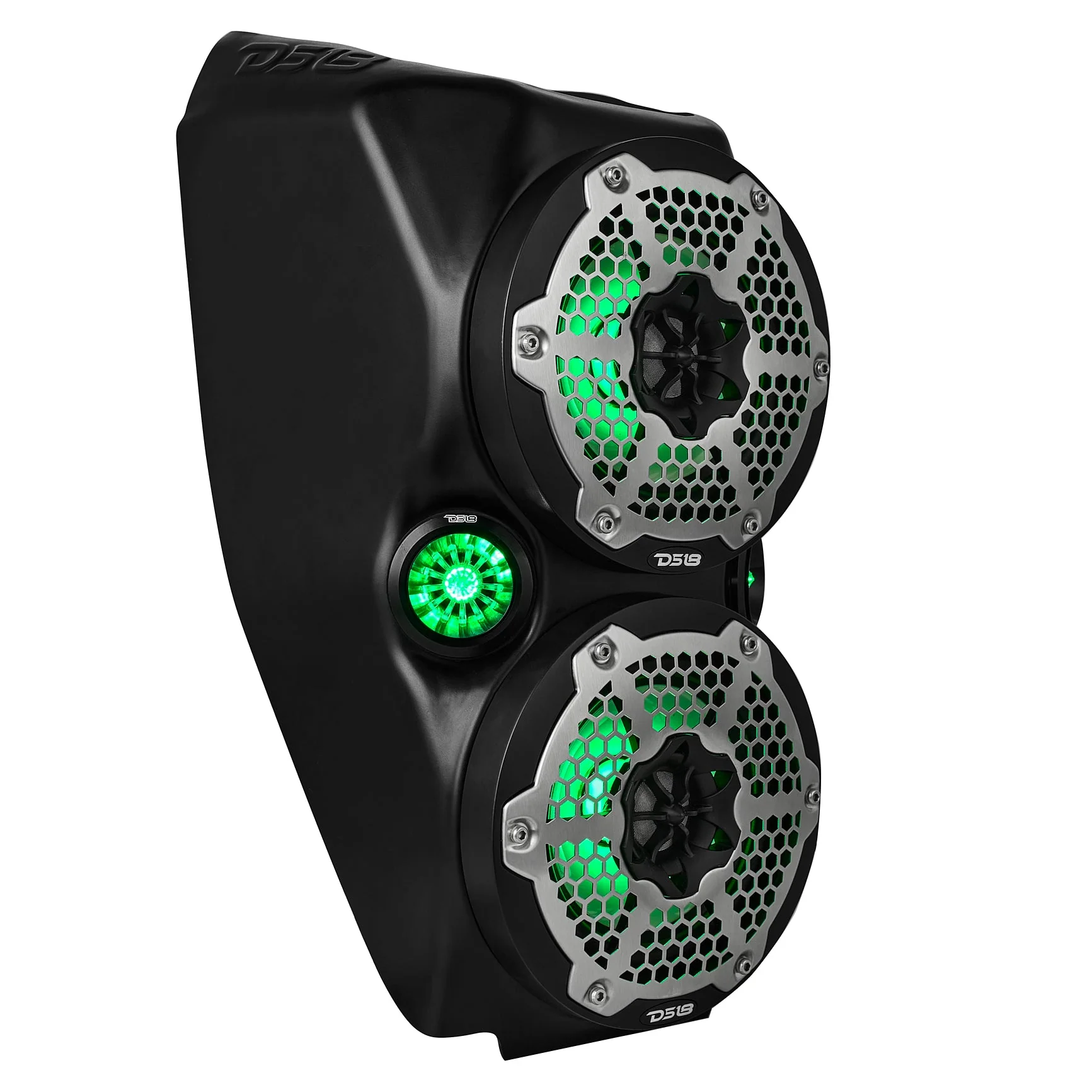 Polaris Slingshot Waterfall Center Console Empty Enclosure fits 2 x 6.5" Speakers & 2 x 2.28" Bullet Tweeter | 2015 - Current - Image 3