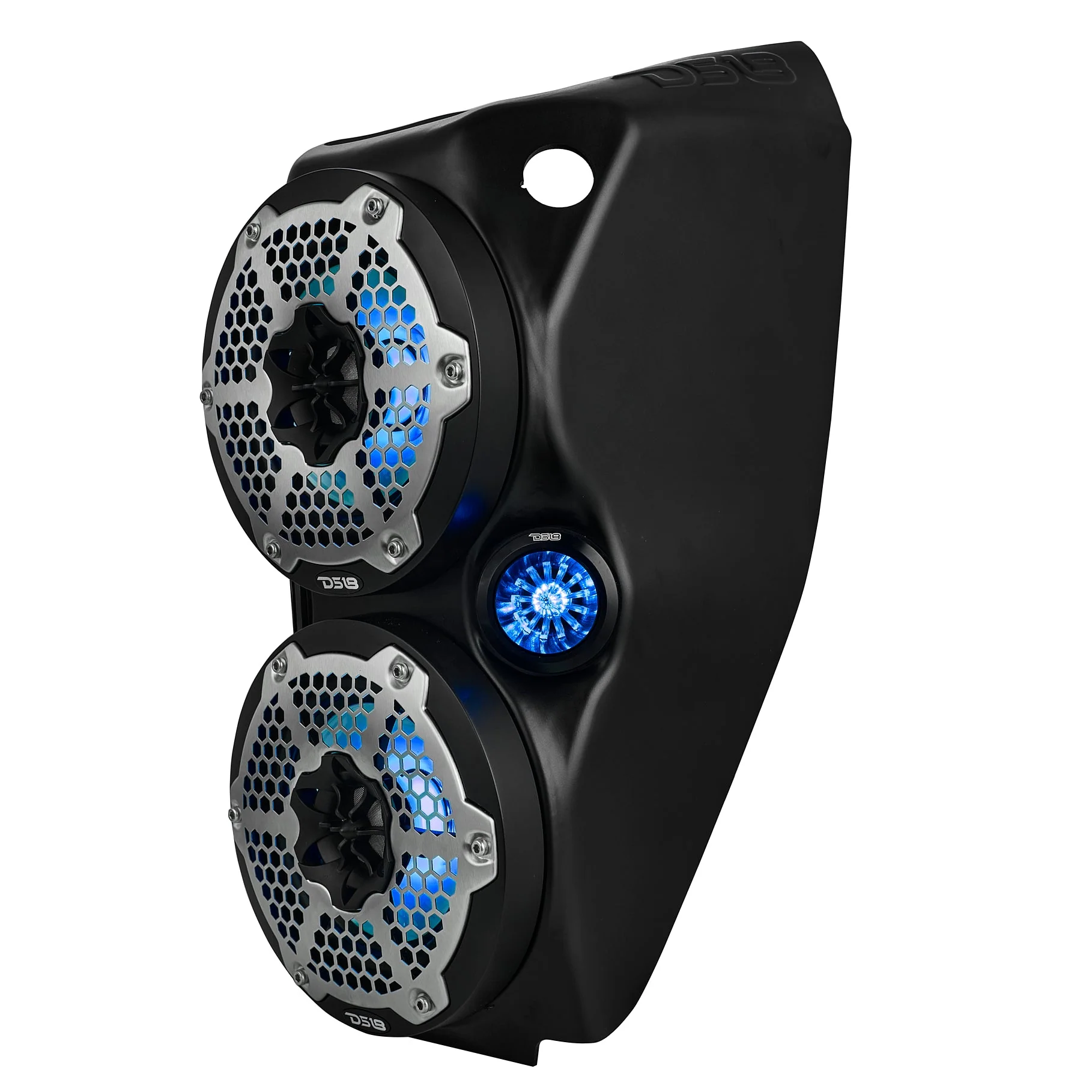 Polaris Slingshot Waterfall Center Console Empty Enclosure fits 2 x 6.5" Speakers & 2 x 2.28" Bullet Tweeter | 2015 - Current - Image 5