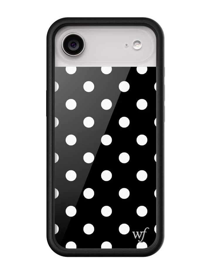 Polka Dot | Black and White iPhone Case - Image 10