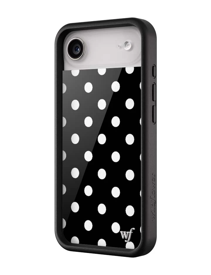 Polka Dot | Black and White iPhone Case - Image 11