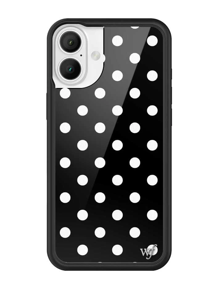 Polka Dot | Black and White iPhone Case - Image 15