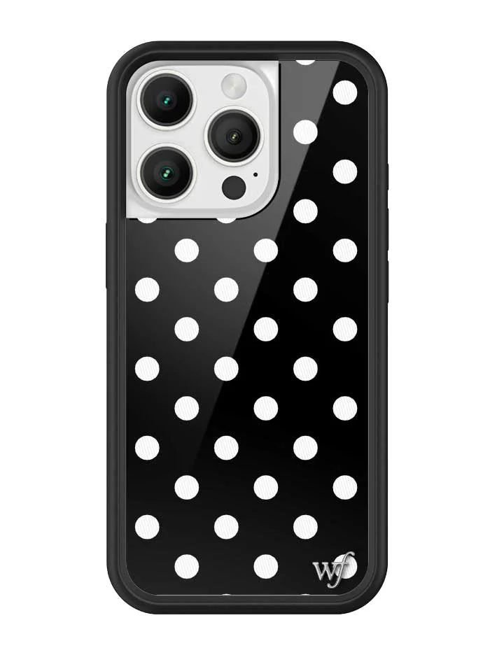 Polka Dot | Black and White iPhone Case - Image 17