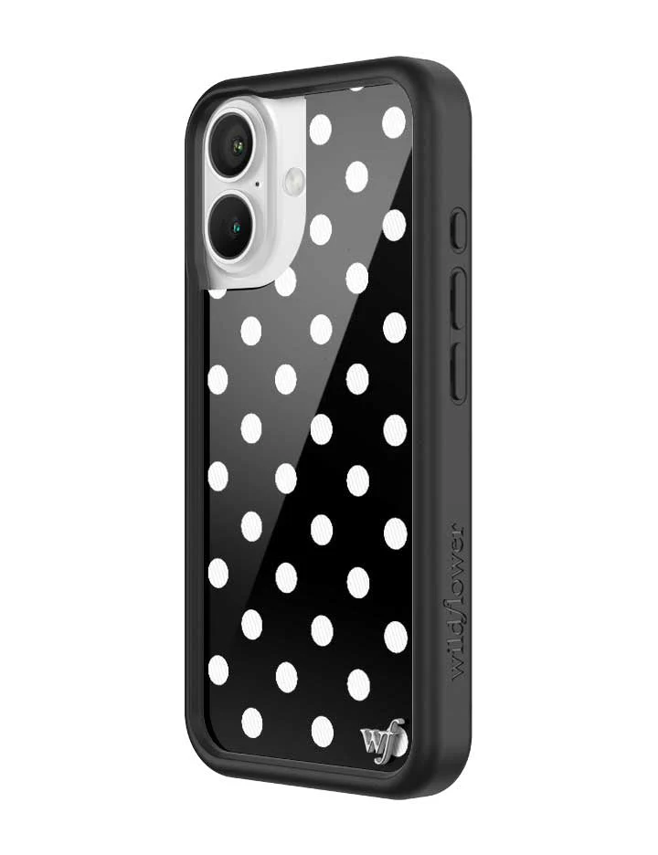 Polka Dot | Black and White iPhone Case - Image 20