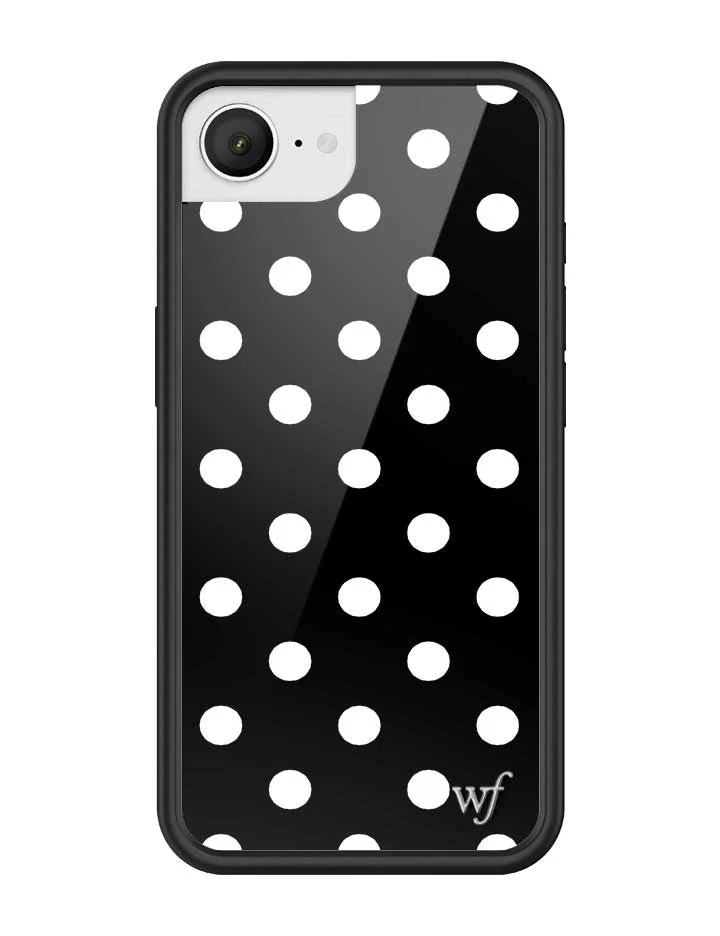 Polka Dot | Black and White iPhone Case - Image 21