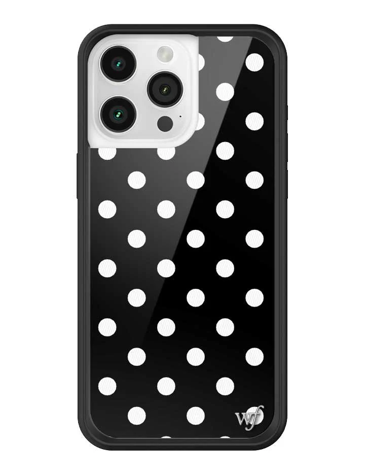 Polka Dot | Black and White iPhone Case - Image 23