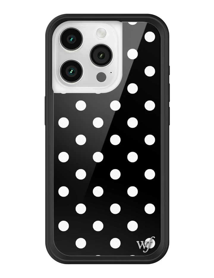 Polka Dot | Black and White iPhone Case - Image 27