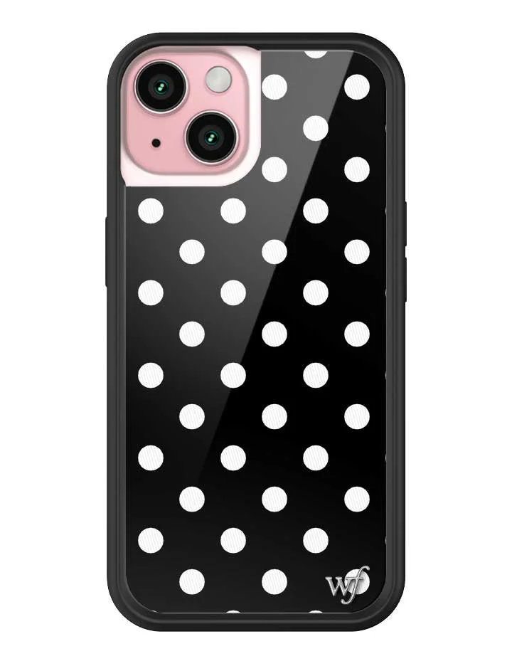 Polka Dot | Black and White iPhone Case - Image 29