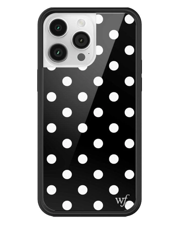 Polka Dot | Black and White iPhone Case - Image 31