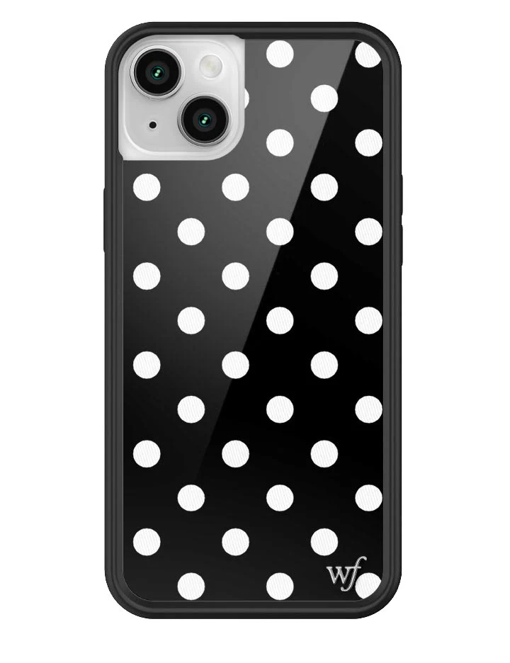 Polka Dot | Black and White iPhone Case - Image 33