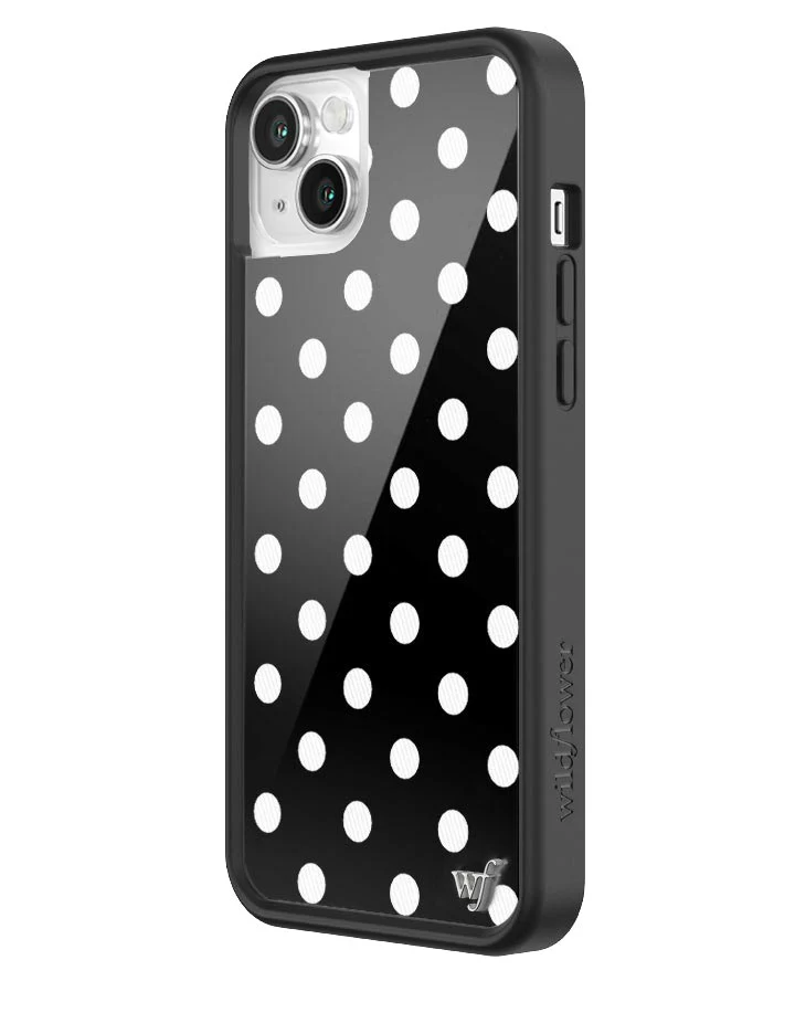 Polka Dot | Black and White iPhone Case - Image 34