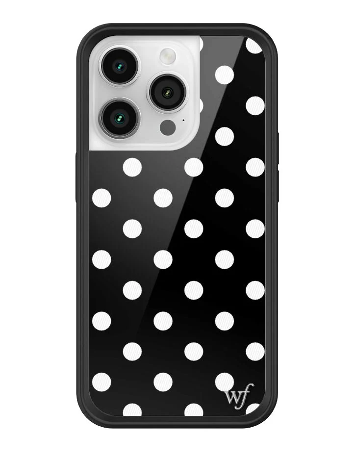 Polka Dot | Black and White iPhone Case - Image 35