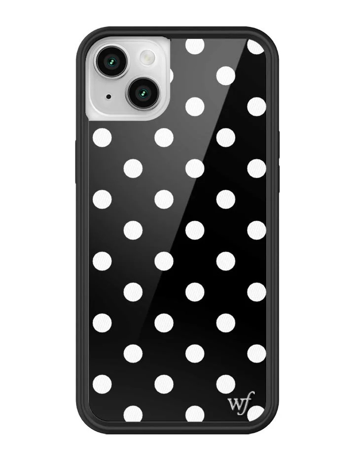 Polka Dot | Black and White iPhone Case - Image 37