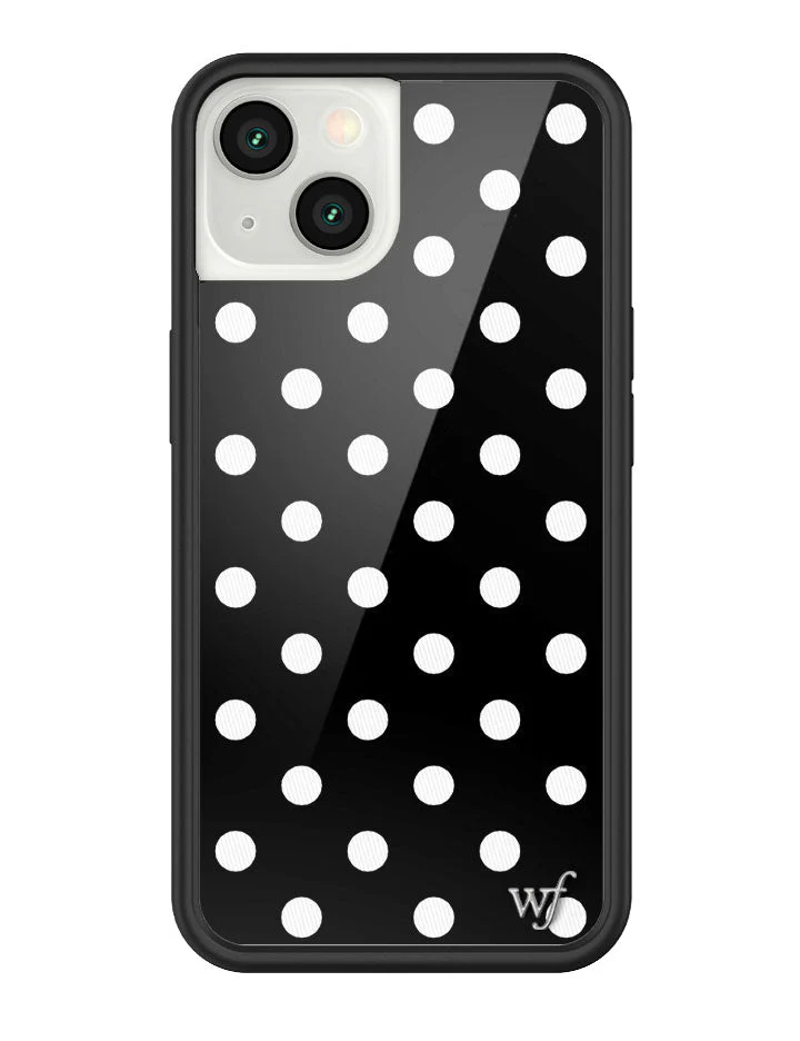 Polka Dot | Black and White iPhone Case - Image 39