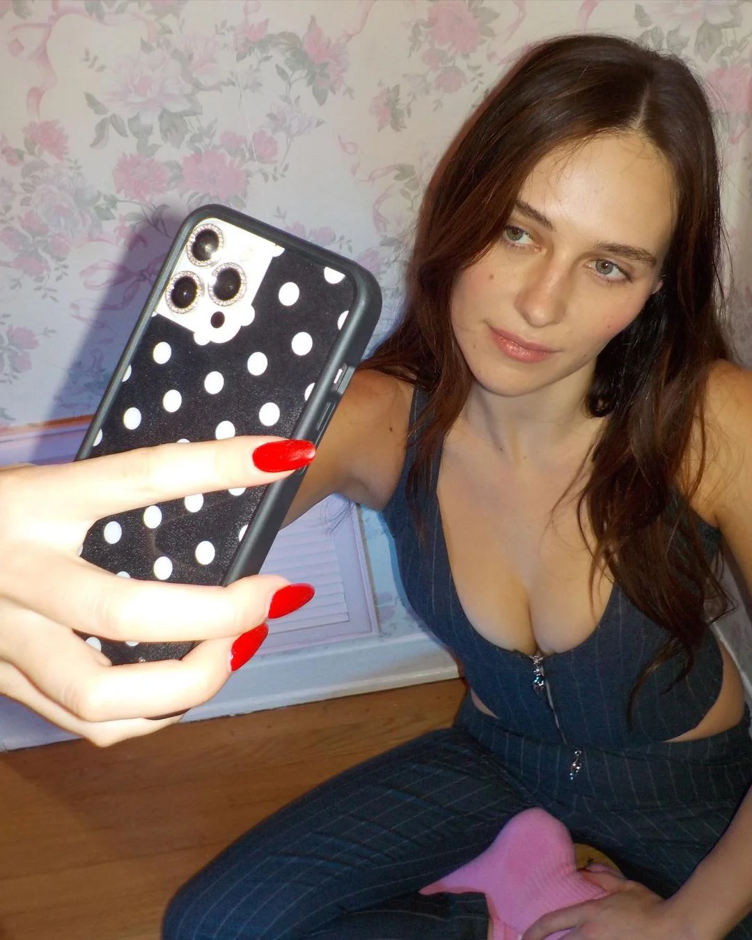 Polka Dot | Black and White iPhone Case - Image 43
