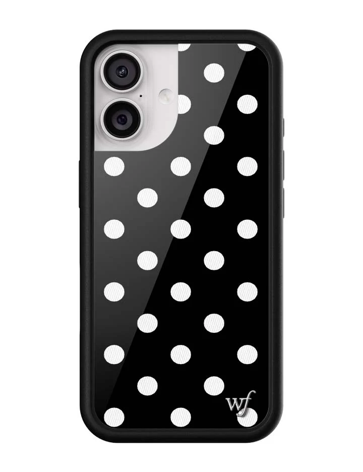 Polka Dot | Black and White iPhone Case - Image 7