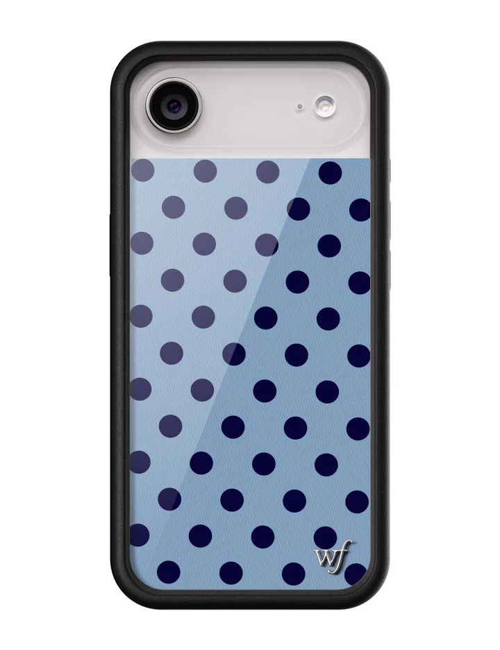 Polka Dot | Blue and Navy Blue iPhone Case - Image 10