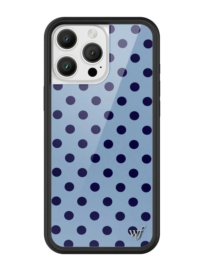 Polka Dot | Blue and Navy Blue iPhone Case - Image 13