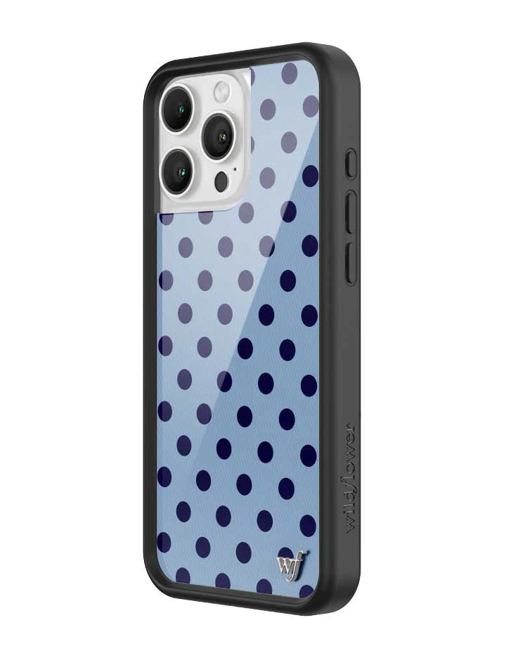 Polka Dot | Blue and Navy Blue iPhone Case - Image 14