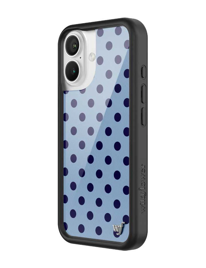 Polka Dot | Blue and Navy Blue iPhone Case - Image 20