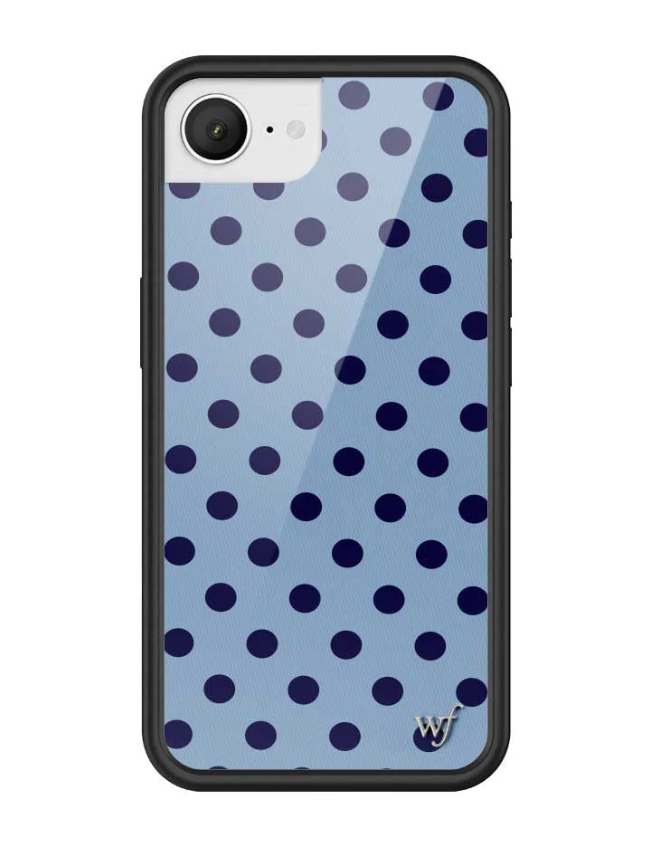 Polka Dot | Blue and Navy Blue iPhone Case - Image 21